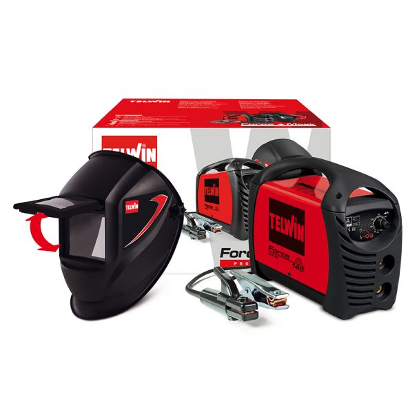 Invertor sudura MMA Telwin FORCE145ACXM, 130 A, electrozi 1.6-3.2 mm,