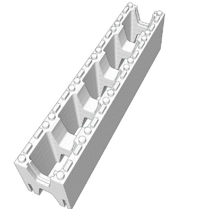 Bloc polistiren Isoblok 1250x250x300 mm constructie piscine