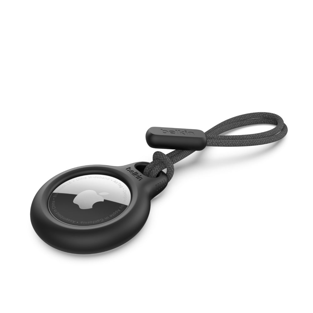 Cumpara Breloc Belkin pentru Apple AirTag White Secure Holder With Strap (Black) de la Mesterul Minune