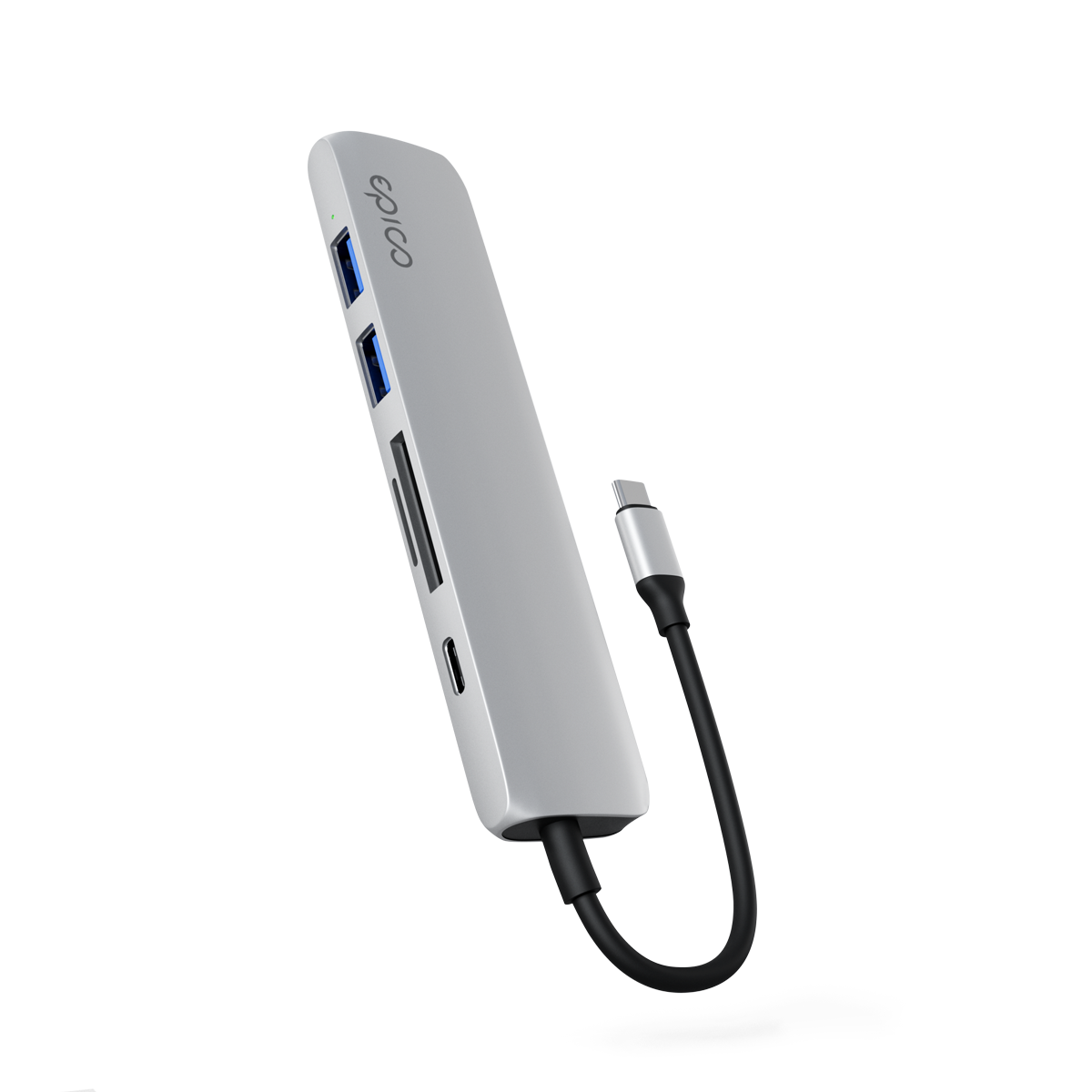 Cumpara Adaptor Epico Type-C Hub 6in1 8K/30Hz, Space Grey de la Mesterul Minune