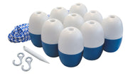 Set delimitare culoare inot 6 m + plutitori + carlige K675P
