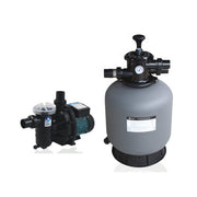 Kit filtrare piscine cu volum de maxim 75 mc compus din pompa si filtru