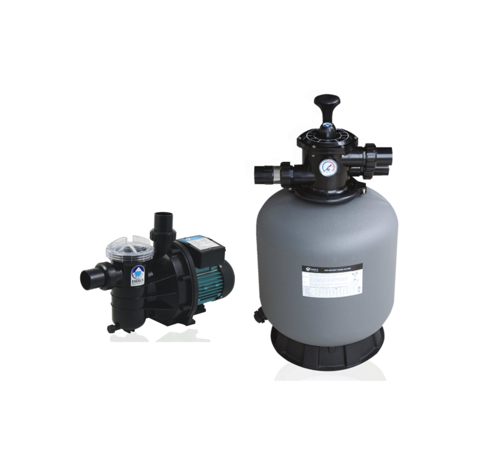 Kit filtrare piscine cu volum de maxim 40 mc compus din pompa si filtru