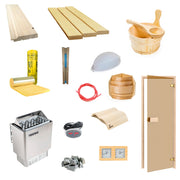 Kit DIY sauna finlandeza Waincris Saune BASIC 5 1,8x1,8x2,1m