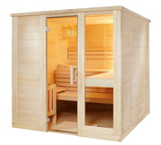 Cabina sauna din lemn masiv Komfort Large 208x206x204 cm