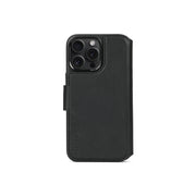 Cumpara Husa de protectie Decoded cu portofel detasabil iPhone 15 Pro Max, Piele, Negru de la Mesterul Minune
