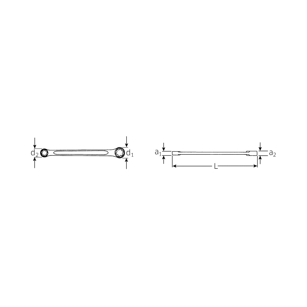 Cumpara acum Cheie inelara profil E-TORX, marime E20xE24, Lichidare de stoc de la Mesterul Minune