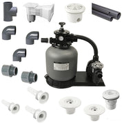 Kit (kituri) filtrare piscine beton cu liner PVC volum maxim 30 mc