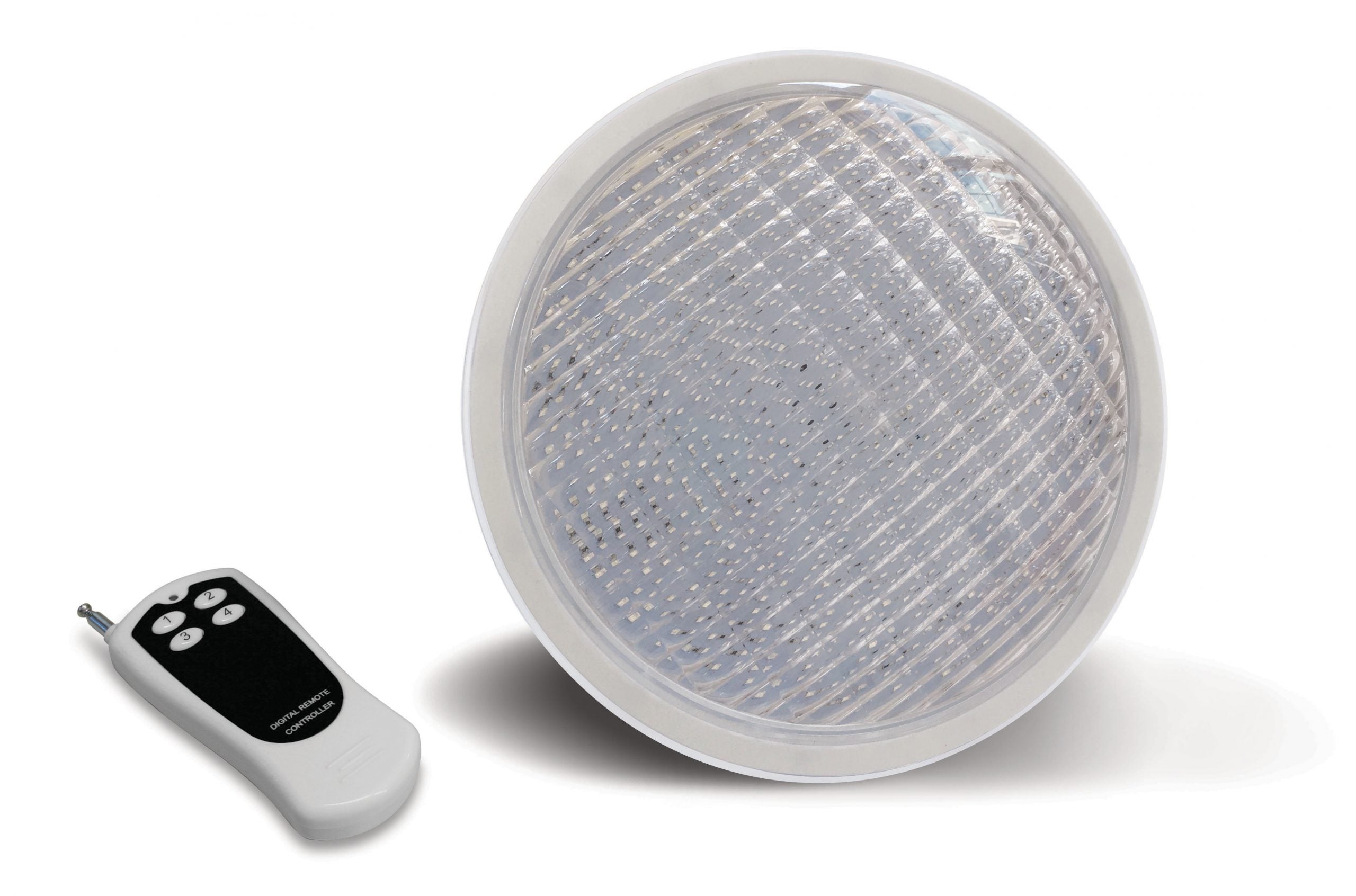 Bec piscina PAR 56 LED color cu telecomanda 12V, 15W LT45CBX