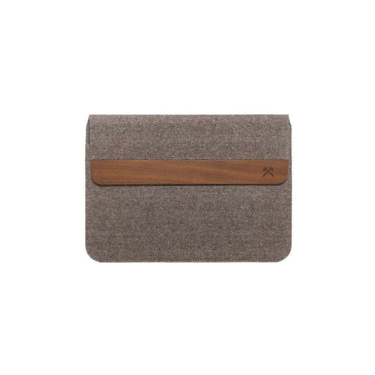Cumpara Husa de protectie Woodcessories EcoPouch pentru Macbook Air (2018) / 13 Pro, Brown-Grey Cotton de la Mesterul Minune