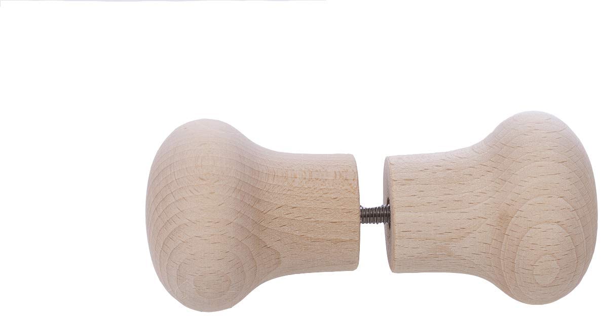 Set manere rotunde din lemn pentru usa sauna uscata WELI