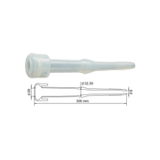 Manson din silicon tip 3, Ø26mm-Ø32,50mm-Ø9 mm, lungime 306 mm, 4 buc