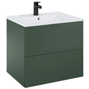 Masca baie + lavoar Roca Fancy A852009534, cu sertare, verde mat,