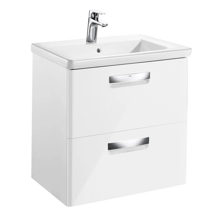 Masca baie + lavoar Roca Gap Unik A85599780, cu sertare, alb,