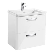 Masca baie + lavoar Roca Gap Unik A85599780, cu sertare, alb,