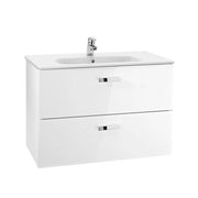Masca baie + lavoar Roca Unik Victoria A855851806, cu sertare, alb,