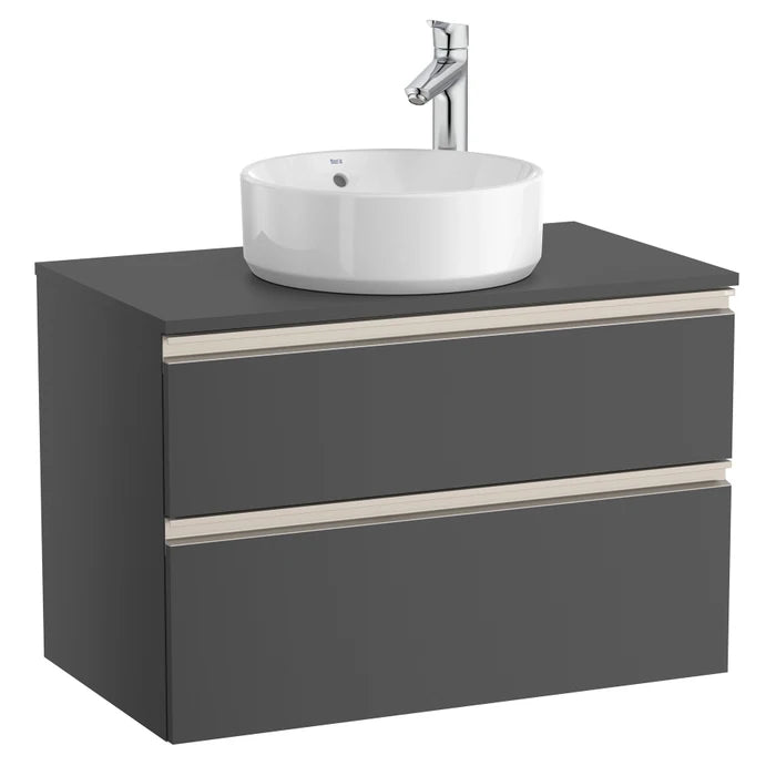 Masca baie pentru lavoar, Roca Gap A851501153, cu sertare, gri