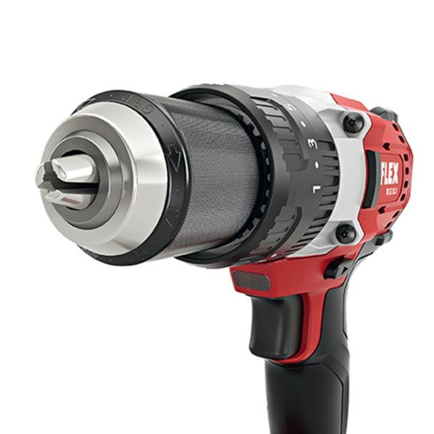 Masina de gaurit si insurubat cu percutie cu acumulatori Flex PD 2G 18.0/2.5 Set, cuplu maxim 65 Nm, Li-Ion 18V / 2.5Ah, 2 acumulatori, incarcator si valiza de transport