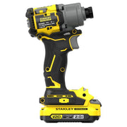 Masina de insurubat cu impact Stanley Fatmax SFMCF830D2K, 18V/2.0Ah, cuplu maxim 203 Nm, 2 acumulatori, incarcator si valiza de transport