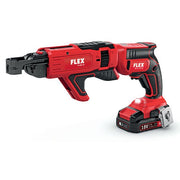Masina de insurubat Flex DW 45 18.0-EC M/2.5 Set, cu acumulatori 18V / 2.5Ah, cuplu maxim 28 Nm, valiza de transport si magazie de suruburi