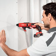 Masina de insurubat Flex DW 45 18.0-EC M/2.5 Set, cu acumulatori 18V / 2.5Ah, cuplu maxim 28 Nm, valiza de transport si magazie de suruburi
