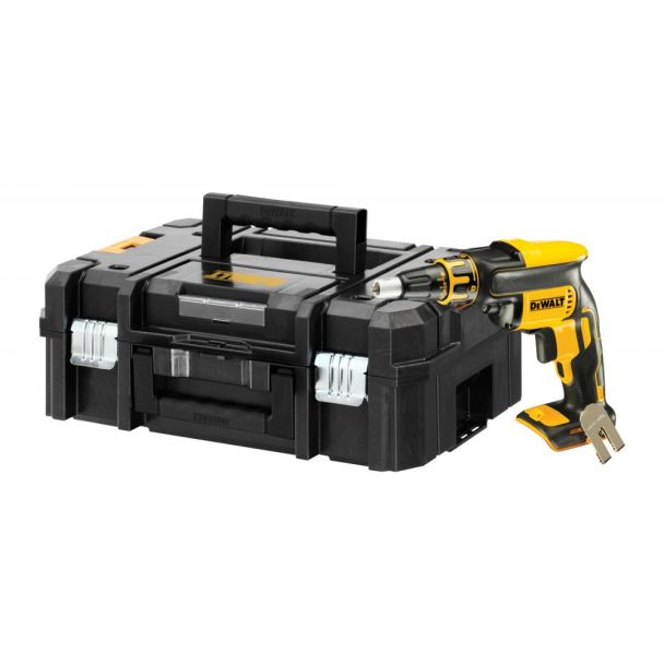 Masina de insurubat pentru gips-carton, compatibila cu acumulatori Dewalt DCF620NT, 18V, valiza de transport