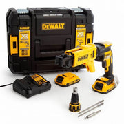 Masina de insurubat pentru gips-carton, cu acumulatori Dewalt DCF620D2K, 18V/2.0Ah, 2 acumulatori, incarcator, magazie suruburi, valiza de transport
