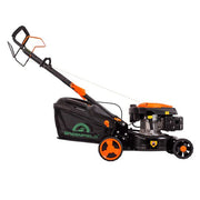 Masina de tuns gazonul cu autopropulsie Greenfield G-MTG421A-T6, 3.46 cp, 146 cmᶟ, 42 cm latime lucru, 5 trepte taiere, sac colector 40 l