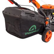 Masina de tuns gazonul cu autopropulsie Greenfield G-MTG421A-T6, 3.46 cp, 146 cmᶟ, 42 cm latime lucru, 5 trepte taiere, sac colector 40 l