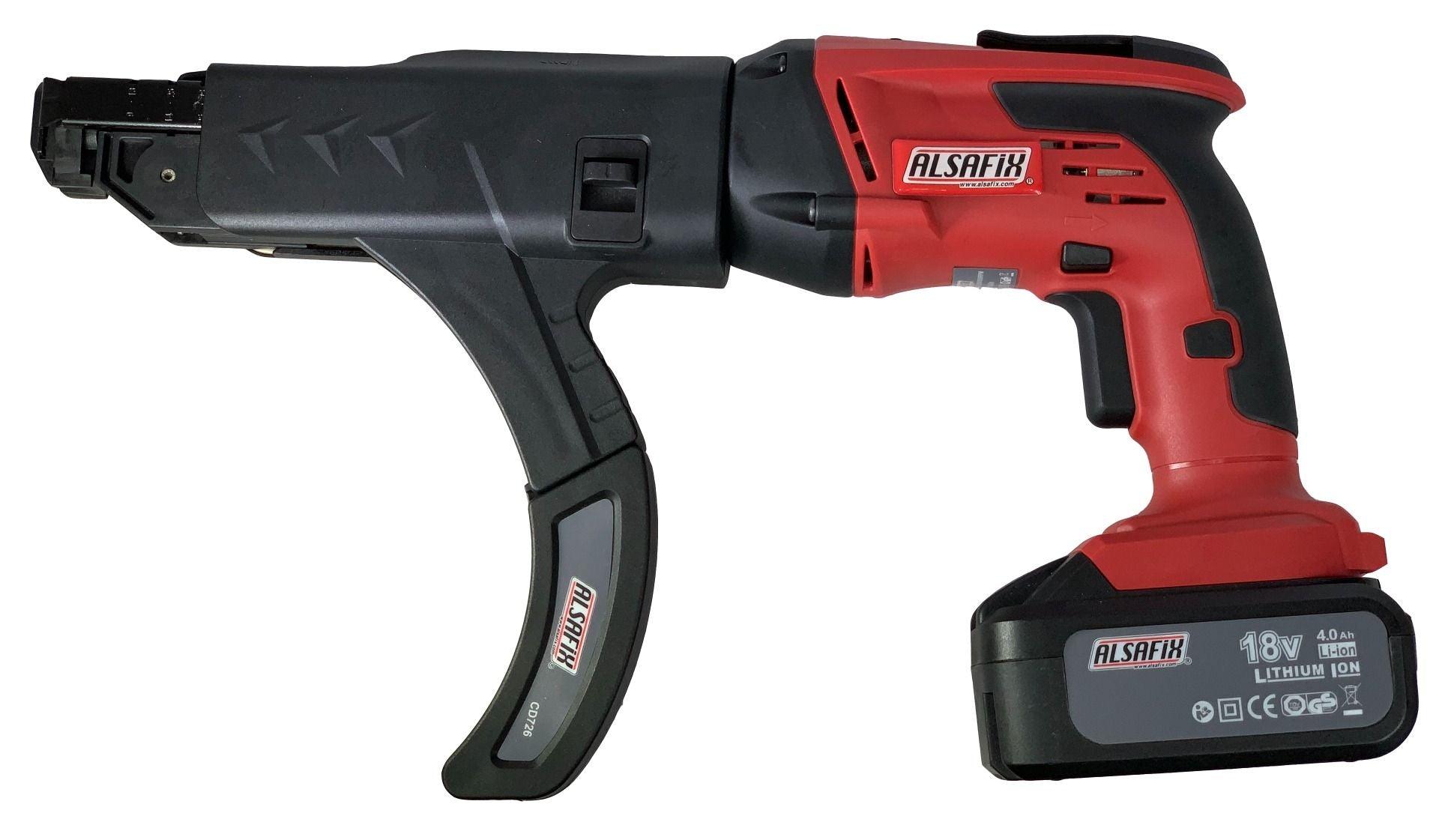 Masina pentru suruburi in banda Alsafix VPP55 acumulatori 18V, 4Ah