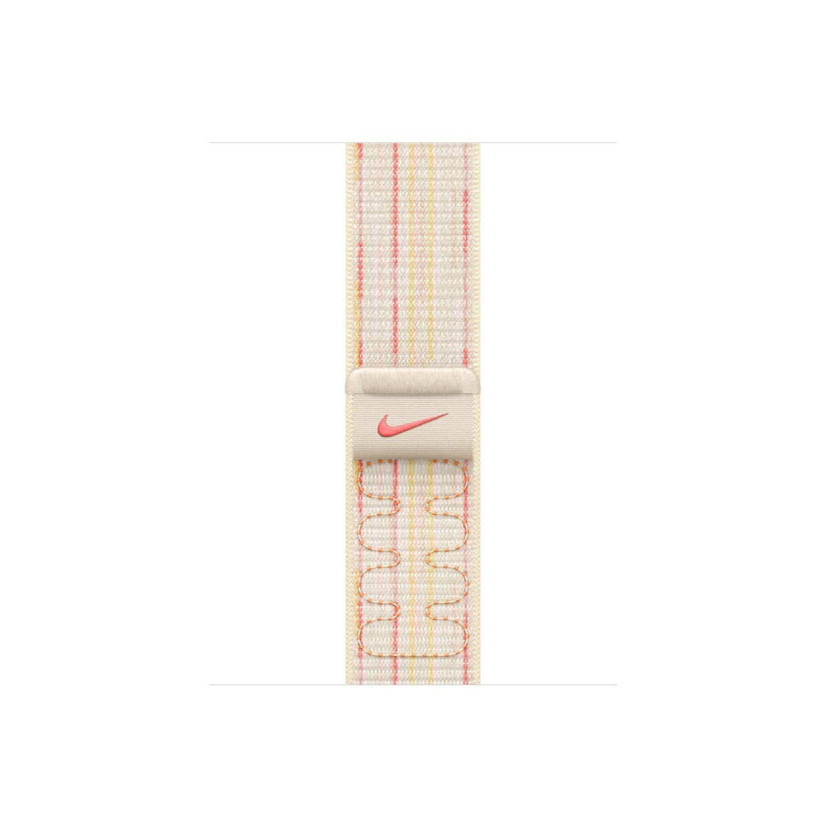 Cumpara Curea Apple pentru Apple Watch 46mm Nike Sport Loop, Starlight/Pink Nike Sport Loop de la Mesterul Minune