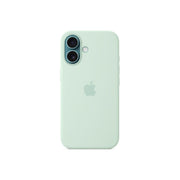 Cumpara Husa de protectie Apple cu MagSafe pentru iPhone 16, Silicon, Aquamarine (SEASONAL) de la Mesterul Minune