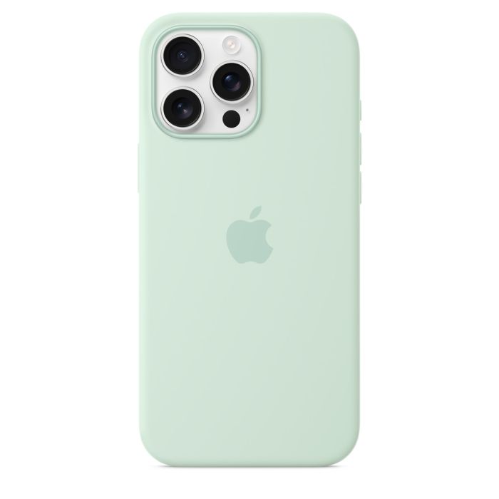 Cumpara Husa de protectie Apple cu MagSafe pentru iPhone 16 Pro Max, Silicon, Aquamarine (SEASONAL) de la Mesterul Minune