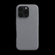 Cumpara Husa de protectie Woolnut din piele pentru iPhone 16 Pro, Gri de la Mesterul Minune