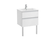 Mobilier baie cu două sertare şi lavoar, Roca The Gap, 60 cm