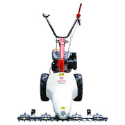 Motocoasă cu lamă Rotakt ROMTC87, Motor Briggs&Stratton, 3.5 CP, 125 CC, 4 timpi, Lățime tăiere 87 cm, Roți cauciuc pline 13x5.00-6
