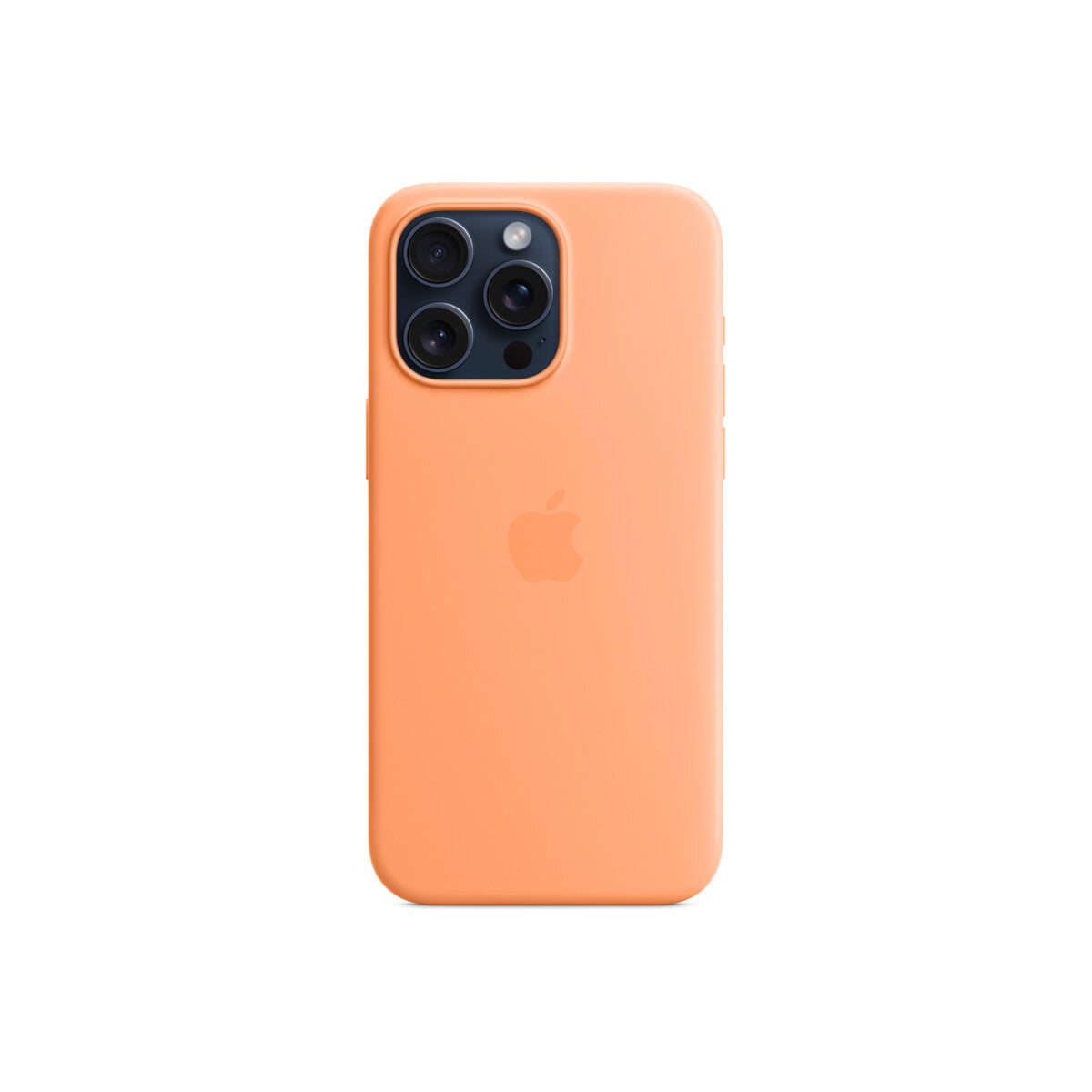 Cumpara Husa de protectie Apple cu MagSafe pentru iPhone 15 Pro Max, Silicon, Orange Sorbet de la Mesterul Minune