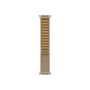 Cumpara Curea Apple pentru Apple Watch 49mm Tan Alpine Loop, Large, Natural Titanium Finish de la Mesterul Minune