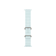 Cumpara Curea Apple pentru Apple Watch 49mm Ice Blue Ocean Band, Natural Titanium Finish de la Mesterul Minune