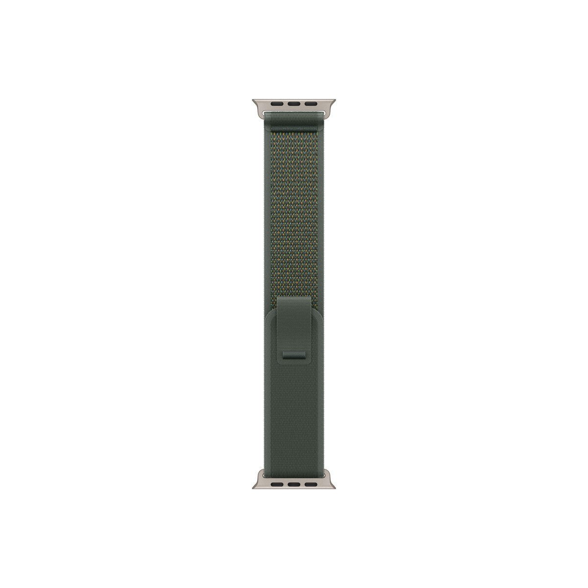Cumpara Curea Apple pentru Apple Watch 49mm Green Trail Loop, S/M, Natural Titanium Finish de la Mesterul Minune