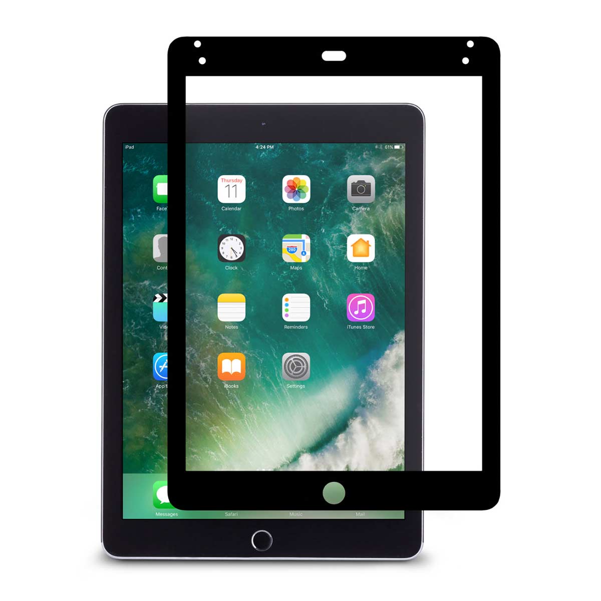 Cumpara Moshi iVisor AG Anti-glare Screen Protector for iPad (5th/6th Gen.) - Black de la Mesterul Minune