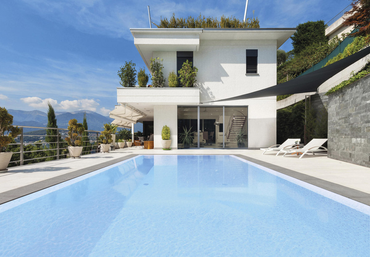 Mozaic sticla piscine NIEVE Azul Celeste
