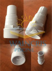 Niplu conic din ABS cu filet exterior 1 1/2