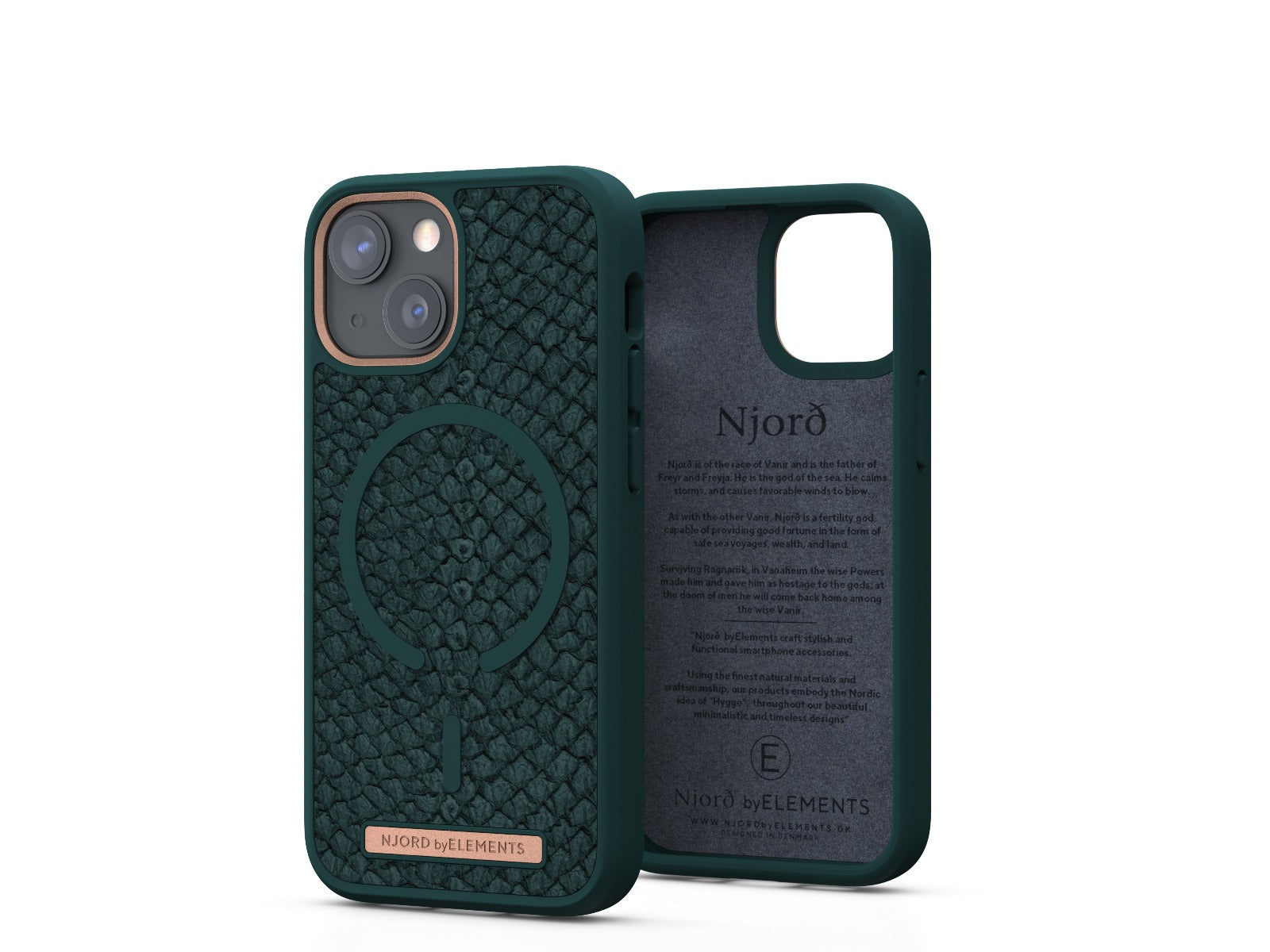 Cumpara Husa de protectie Njord Jor pentru iPhone 13 Mini, Green de la Mesterul Minune