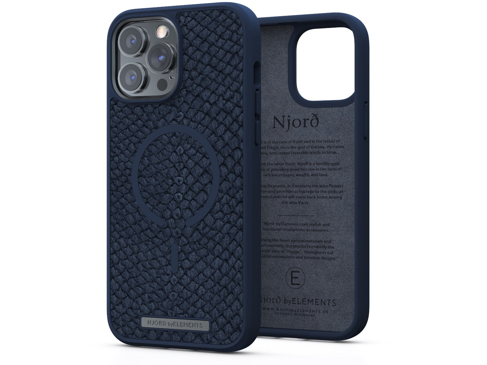 Cumpara Husa de protectie Njord Vatn pentru iPhone 13 Pro Max, Blue de la Mesterul Minune