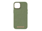 Cumpara Husa de protectie Njord Suede Comfort+ pentru iPhone 14 Plus, Olive de la Mesterul Minune