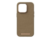 Cumpara Husa de protectie Njord Suede Comfort+ pentru iPhone 14 Pro, Camel de la Mesterul Minune