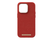 Cumpara Husa de protectie Njord Suede Comfort+ pentru iPhone 14 Pro Max, Burnt Orange de la Mesterul Minune