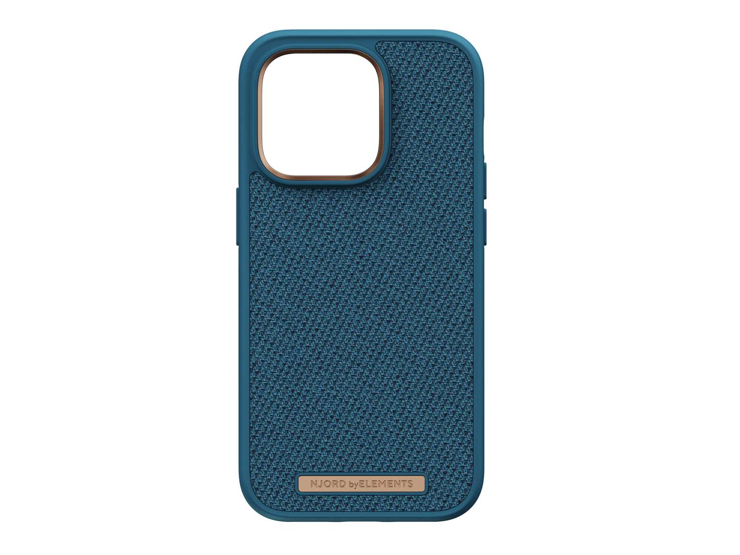 Cumpara Husa de protectie Njord Fabric Tonal pentru iPhone 14 Pro, Deep Sea de la Mesterul Minune