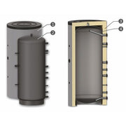 P 2000 Puffer - Rezervor de acumulare apa calda izolat SUNSYSTEM P 2000 litri